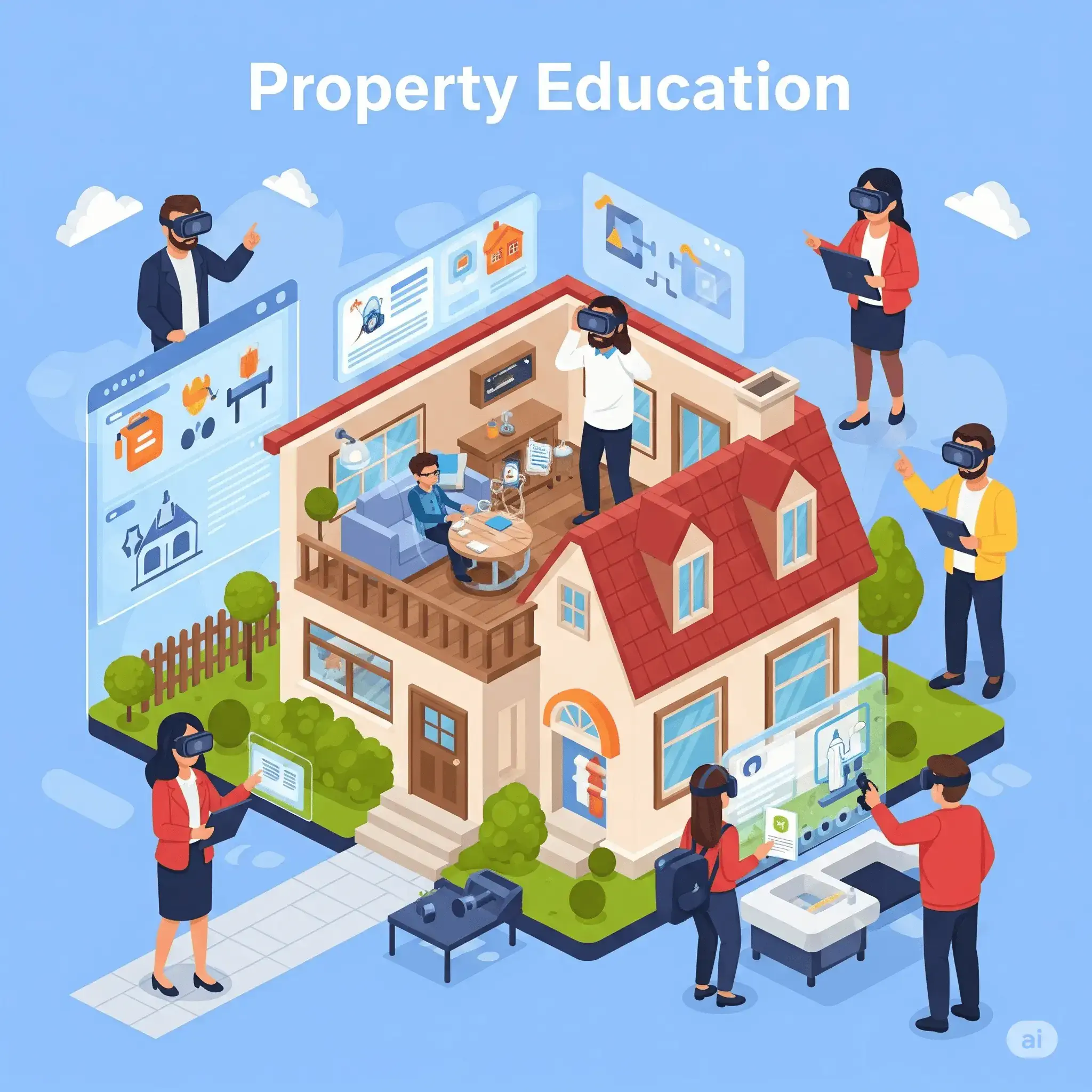 Ilustrasi edukasi properti